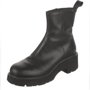 Camper Leather Ankle Combat Boots
